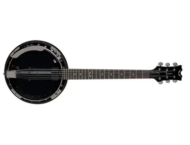 Dean Backwoods 6-String Banjo w/Pickup - Black Chrome