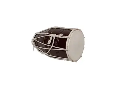 Banjira DHDX 17.5" Deluxe Mumbai-Style Cord and Ring Dholak