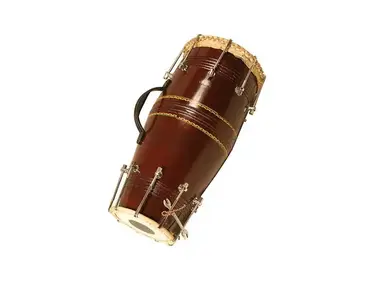 Banjira NALX 21" Deluxe Mumbai-Style Bolt-Tuned Naal with Goatskin Head