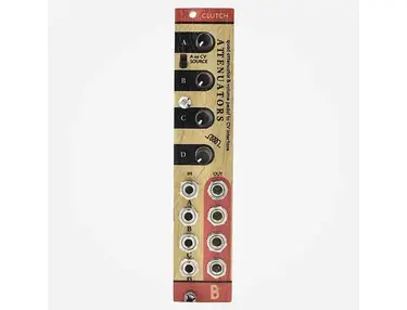 BASTL Instruments Clutch Quad Attenuator & Volume Pedal to CV Interface