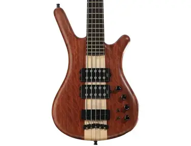 Warwick Masterbuilt Corvette $$ NT Bubinga 5-string Electric Bass Guitar