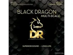 DR Strings DBSMB5-45 Black Dragon 5-string Bass Guitar Strings