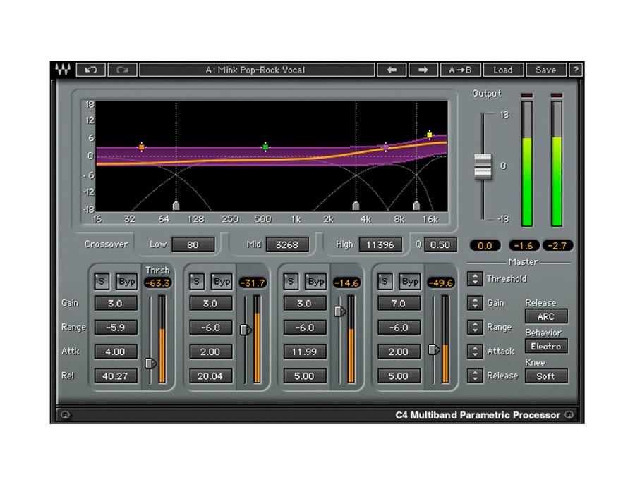 Waves C4 Multiband Compressor (VST, AU Plugin) Equipboard®