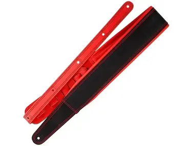 Richter Straps Springbreak I Nappa Guitar Strap Black/Red