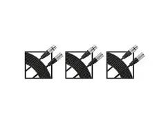 Livewire Essential XLR Microphone Cable 25 3-Pack main image