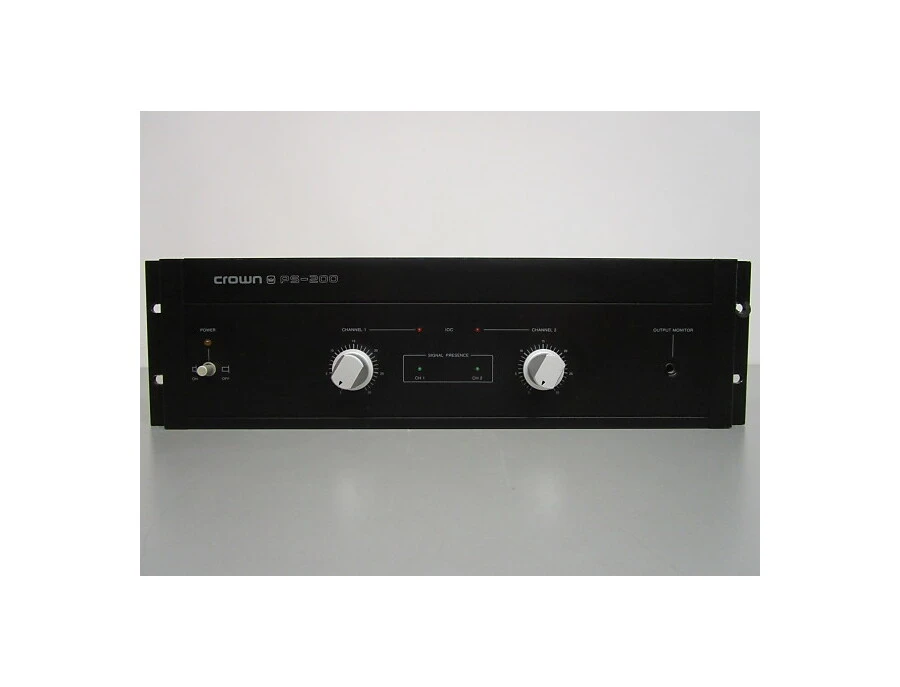 Crow Ps Crown PS-200 2-Channel Power Amplifier - What To Know & Where To Buy ...