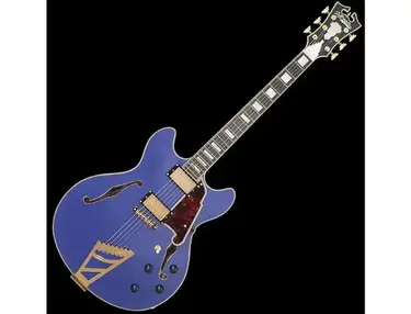 D'Angelico Deluxe DC Semi-Hollow Double Cutaway with Stairstep Tailpiece