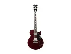 D'Angelico Premier SS Semi-Hollow Single Cutaway with Stop-Bar Tailpiece, No F Holes main image