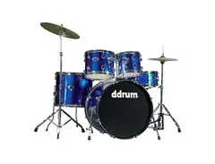 ddrum D2PB 5pc Drum Set with Cymbals and Hardware (10x8/12x9/16x14/22x18/5.5x14") main image