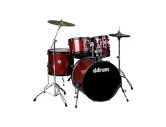 ddrum D2PRPS D2 Series Player 10/12/16/22/5.5x14" 5pc Drum Kit with Hardware and Cymbals main image