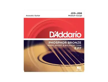 D'Addario EJ17 Phosphor Bronze Acoustic Guitar Strings
