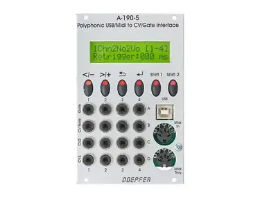 Doepfer A-190-5 Polyphonic USB / MIDI to CV / Gate Interface