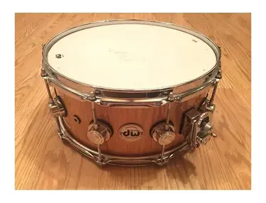 DW Collector's Series Solid Stave Oak 6.5x14" Snare Drum