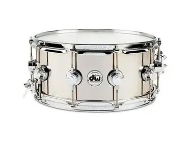 DW Collector's Series Stainless Steel 6.5x14" Snare Drum