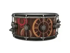 DW DREX6514SSA-TK Collector's Series Timekeeper Icon 6.5x14" Snare Drum main image
