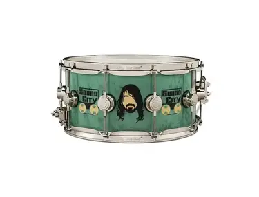 DW DREX6514SSK-DG Collector's Series "Sound City" Dave Grohl Signature Icon 6.5x14" Snare Drum