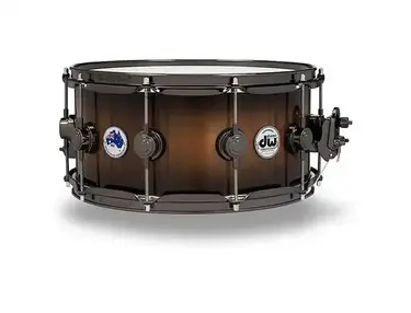 DW DREX6514SSNTZB Collector's Series Tasmanian 6.5x14" Snare Drum