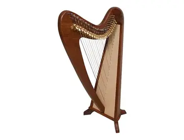 Early Music Shop HRB24 34" 24-String Rosa Harp