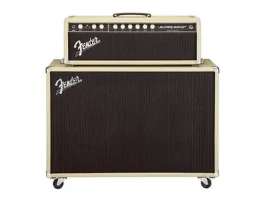 Fender Super Sonic 60 watt; 2x12 cabinet (Blonde+oxblood)