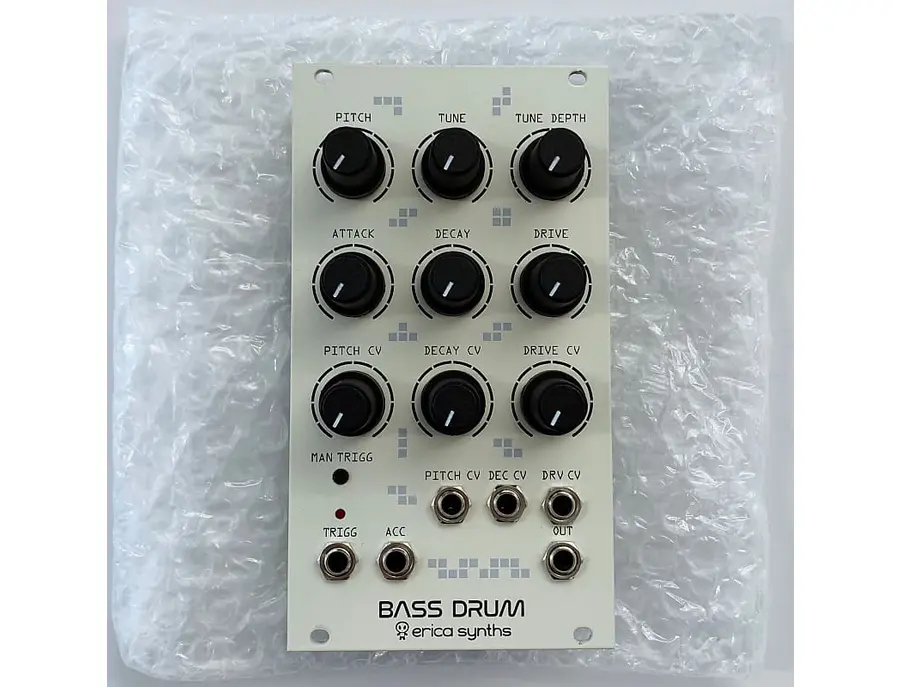 Erica Synths Bass Drum White モジュラーシンセ Erica Synths Bass Drum - What To Know & Where To Buy | Equipboard