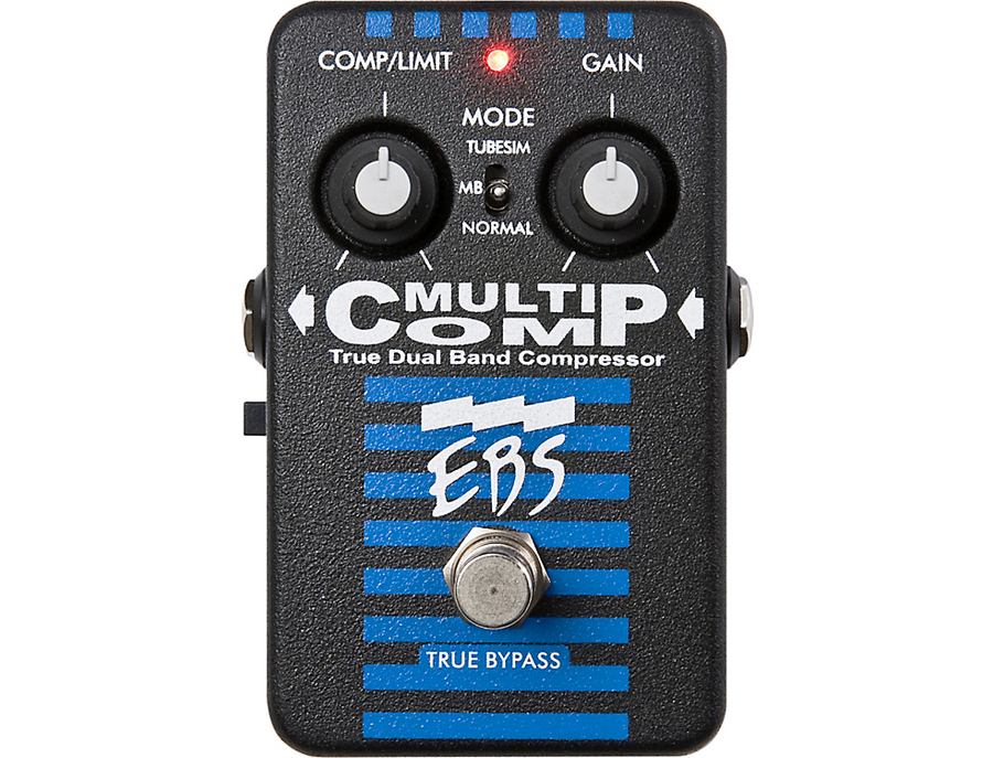 EBS MultiComp True Dual Band Compressor Pedal | Equipboard EBS MultiComp True Dual Band Compressor Pedal | Equipboard