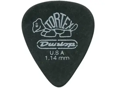 Dunlop Tortex Pitch Black Standard 1.14mm Guitar Picks