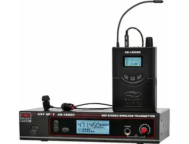 Galaxy Audio AS-1200 Any Spot Wireless In-Ear Monitor System with EB4 Earbuds