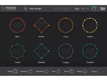 UVI Percussion Factory 2 Rhythm Designer Plug-in