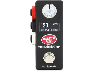 Disaster Area Designs micro.clock Gen4 MIDI Tap Tempo and Clock Source