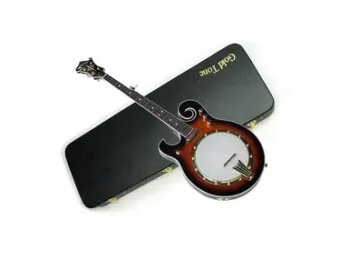 Gold Tone EBM-5 F-Style 5-String Electric Banjo (Left-Handed)