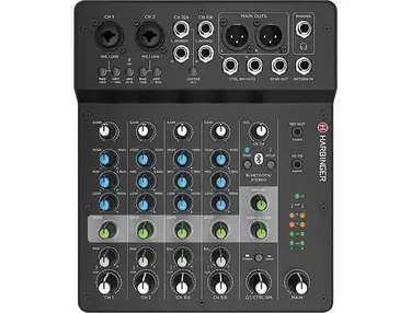 Harbinger LV8 8-Channel Analog Mixer with Bluetooth