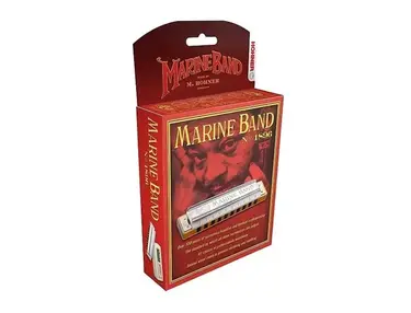 Hohner 1896BX-FSHRP Marine Band 1896 Classic Harmonica - Key of F#