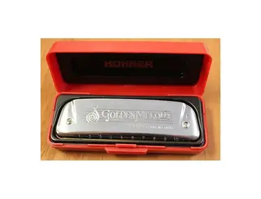 Hohner 542BL-E Progressive Series Golden Melody Harmonica - Key of E