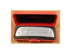 Hohner 542BL-E Progressive Series Golden Melody Harmonica - Key of E main image
