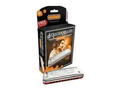 Hohner 542BL-GS Progressive Series Golden Melody Harmonica - Key of G# main image