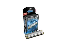 Hohner 590BX-A MS Series Modular Big River Harp Harmonica - Key of A main image