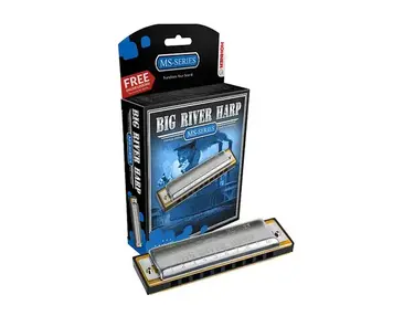Hohner 590BX-BN MS Series Modular Big River Harp Harmonica - Key of B