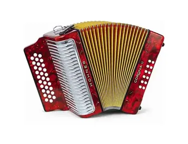 Hohner Corona II Accordion G/C/F Keys