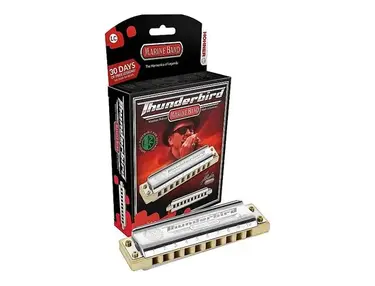 Hohner M2011BXL-E Marine Band Thunderbird Harmonica - Key of Low E