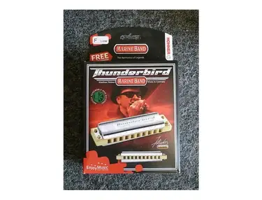 Hohner M2011BXL-F Marine Band Thunderbird Harmonica - Key of Low F