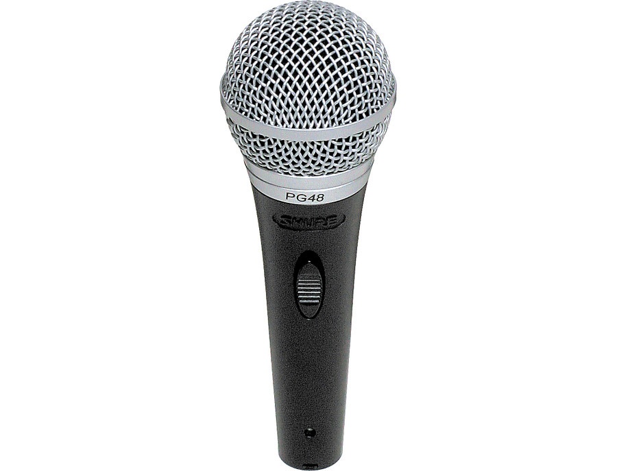 Shure PG48 Cardioid Dynamic Handheld Microphone | Equipboard®