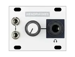 Intellijel Headphones 1U Headphone Out Eurorack Synth Module