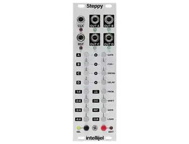 Intellijel Steppy 4-Track 64-Step Step Sequencer Eurorack Synth Module
