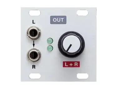 Intellijel Stereo Line Out 1U Stereo Line Output Eurorack Synth Module