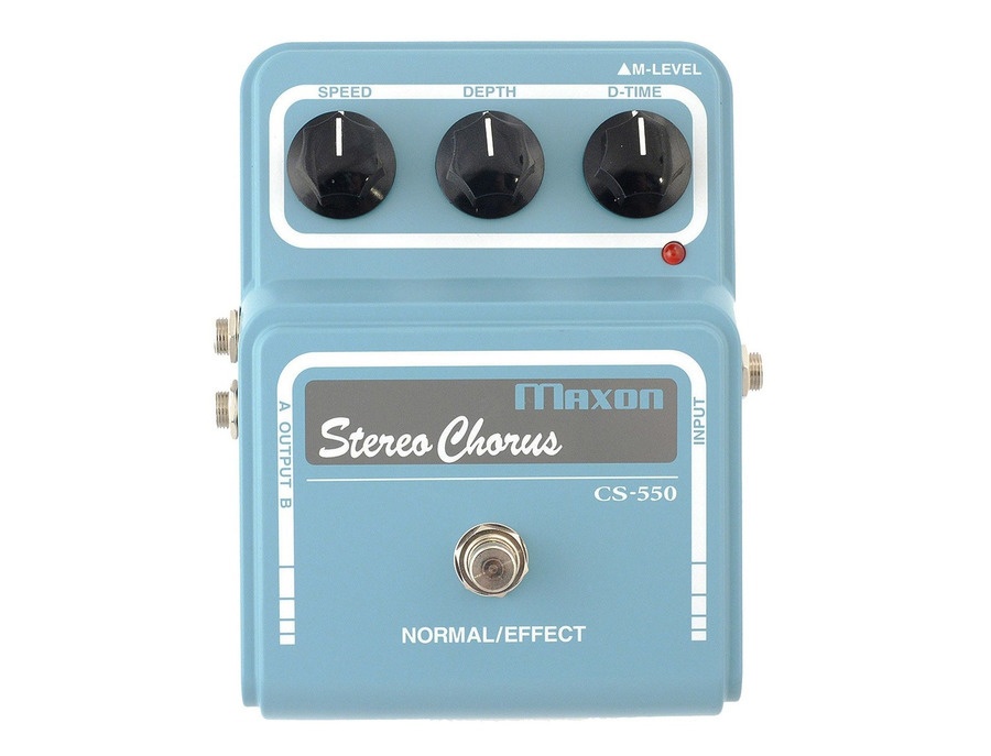 Maxon CS-550 Stereo Chorus - ranked #78 in Chorus Effects Pedals |  Equipboard