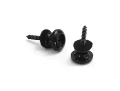 Metallor HE007 Guitar Strap Buttons Black main image