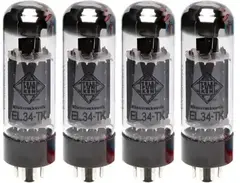 Telefunken EL34-TK Black Diamond Series Power Tubes