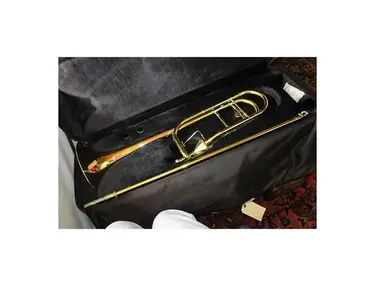 Jupiter 1236RL-T XO F-Attachment Trombone w/ Thru-Flo Valve, Rose Brass Bell