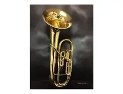King 625 Diplomat Student Model Bell-Front 3-Valve Bb Baritone Horn main image