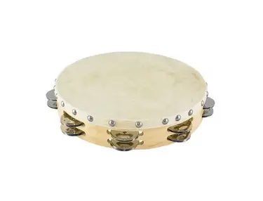 LP CP380 CP 10" Double-Row Wood Tambourine w/ Head